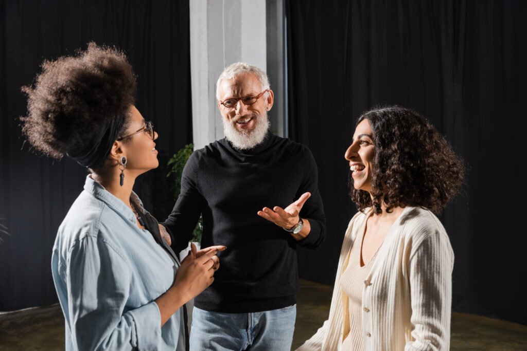 travail sur les troubles dysphasique d'une patiente en conversation avec une autre personne et la présence d'un thérapeute