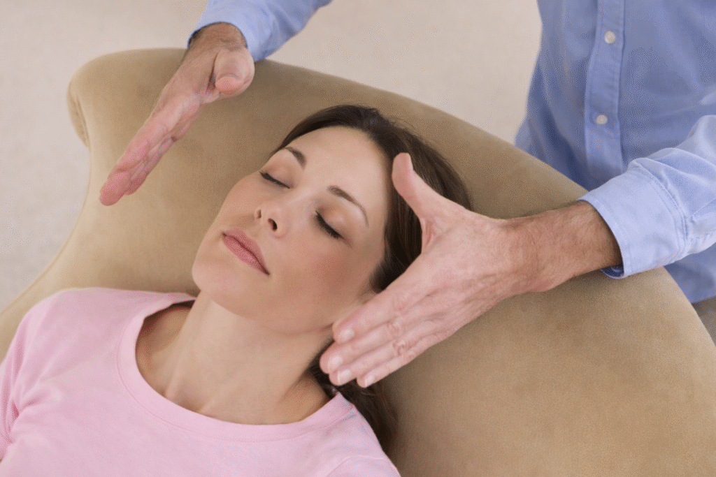 magnétiseur en action