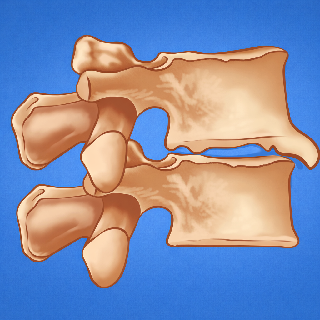 sessin de vertèbre avec un bec de perroquet