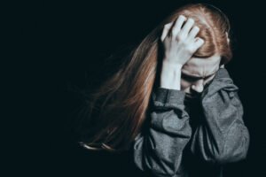 femme souffrant d'anxiété