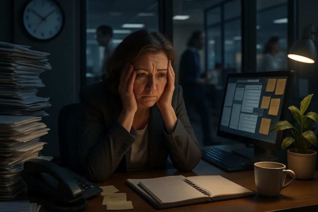 découvrez les causes de l'anxiété au travail et apprenez des stratégies efficaces pour la gérer au quotidien, améliorer votre bien-être et votre productivité.