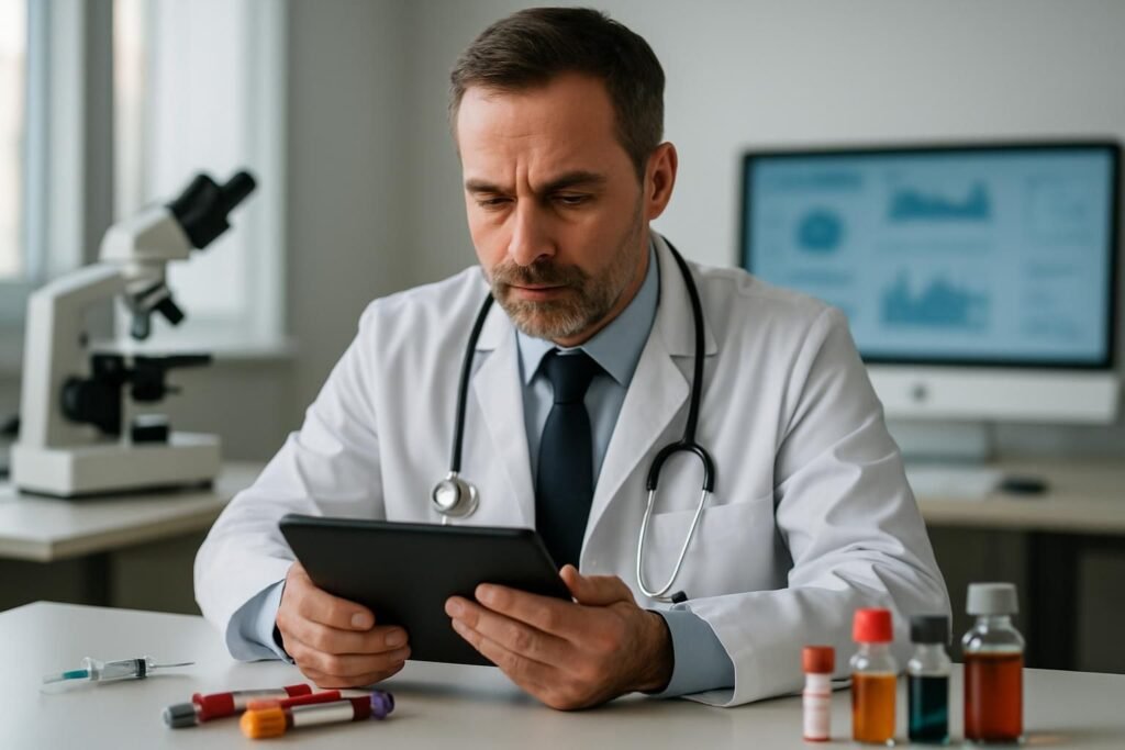 découvrez les causes possibles d'une ferritine élevée et les examens médicaux recommandés pour un diagnostic précis et un suivi adapté.